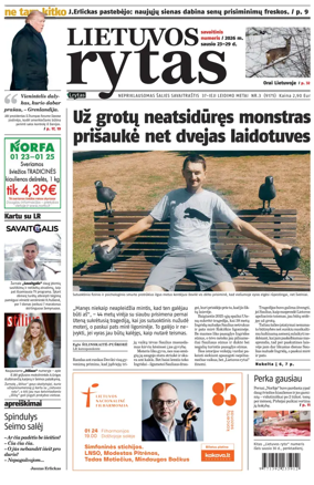 Cover of Lietuvos Rytas