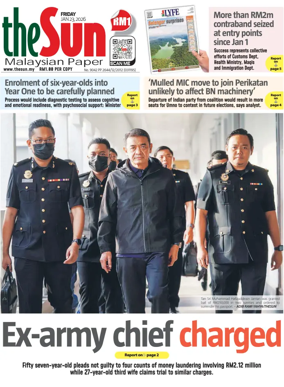 Cover of The Sun (Malaysia)
