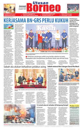 Cover of Utusan Borneo (Sabah)