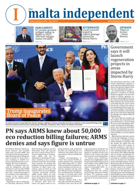 Cover of Malta Independent