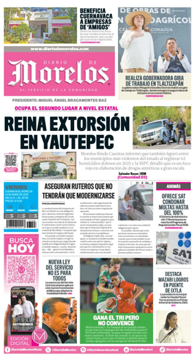 Cover of Diario de Morelos