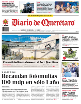 Cover of Diario de Queretaro