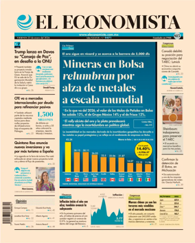 Cover of El Economista (Mexico)