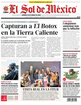 Cover of El Sol de Mexico