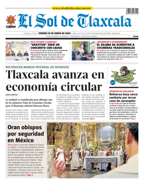 Cover of El Sol de Tlaxcala