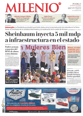 Cover of Milenio Puebla