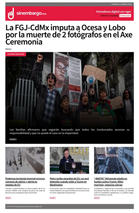 Cover of Sin Embargo destacadas