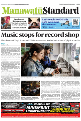 Cover of Manawatu Standard