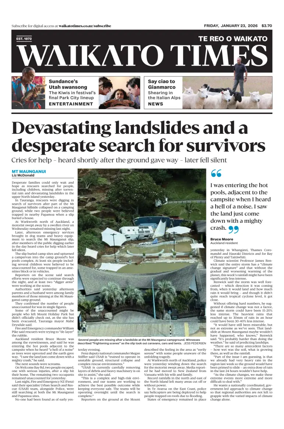 Cover of Waikato Times