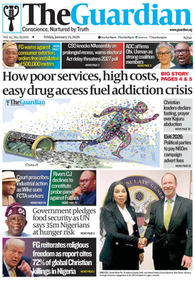 Cover of The Guardian Nigeria