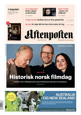 Cover of Aftenposten