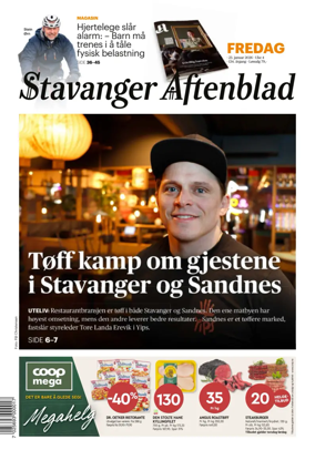 Cover of Stavanger Aftenblad