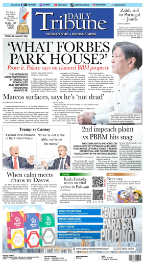 Cover of Daily Tribune (Philippines)
