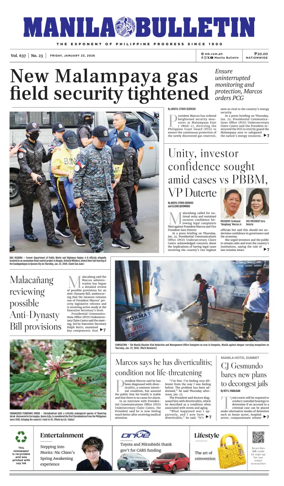 Cover of Manila Bulletin