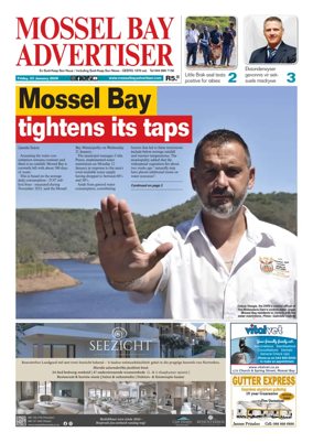Cover of Mossel Bay Advertiser