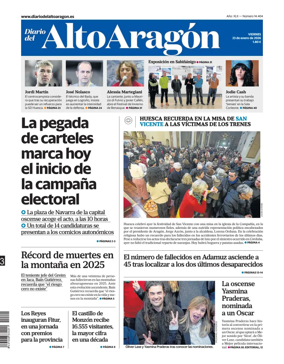 Cover of Diario del Alto Aragon