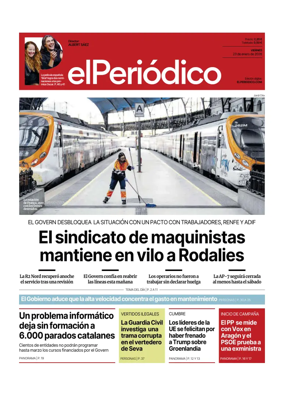 Cover of El Periodico - Castellano