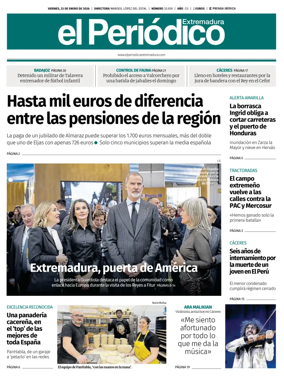 Cover of El Periodico Extremadura