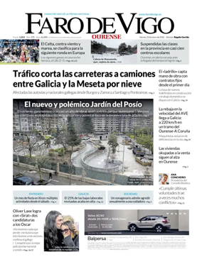 Cover of Faro de Vigo (Ourense)