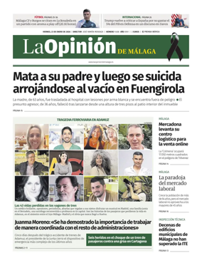 Cover of La Opinion de Malaga