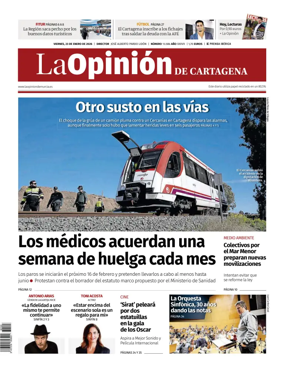 Cover of La Opinion de Murcia (Cartagena)