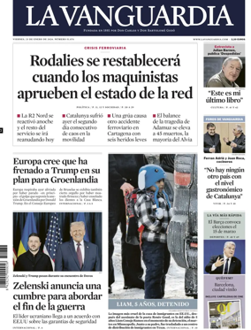 Cover of La Vanguardia (1st Edition)