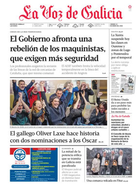 Cover of La Voz de Galicia (Carballo)