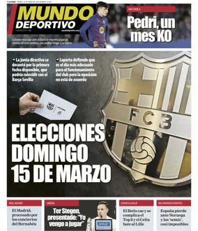 Cover of Mundo Deportivo (At. Madrid)