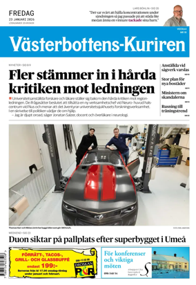 Cover of Vasterbottens-Kuriren