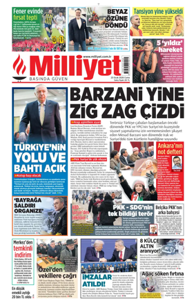 Cover of Milliyet