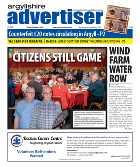 Cover of Argyllshire Advertiser