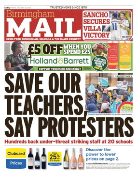 Cover of Birmingham Mail