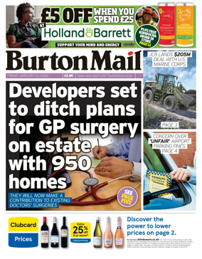 Cover of Burton Mail