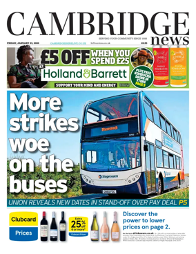 Cover of Cambridge News