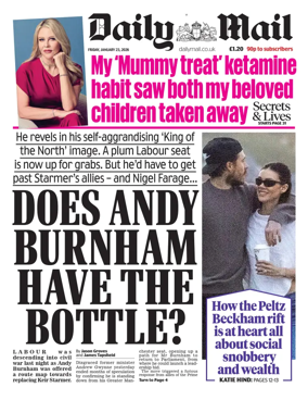 Cover of Daily Mail