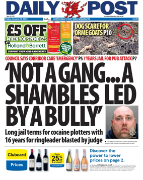 Cover of Daily Post (North Wales)