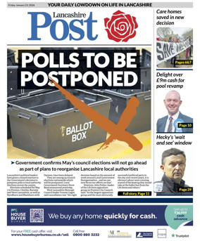 Cover of Lancashire Evening Post