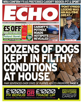 Cover of South Wales Echo