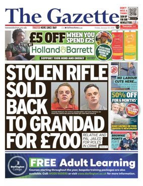 Cover of Teesside Evening Gazette