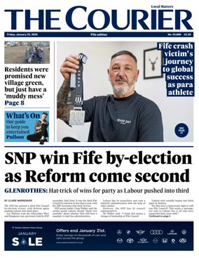 Cover of The Courier & Advertiser (Fife Edition)