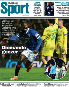 Cover of Herald Sport