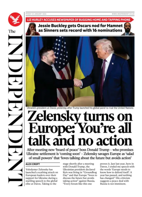 Cover of The Independent