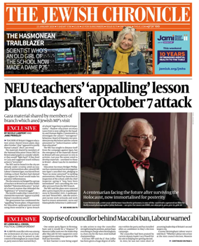 Cover of The Jewish Chronicle