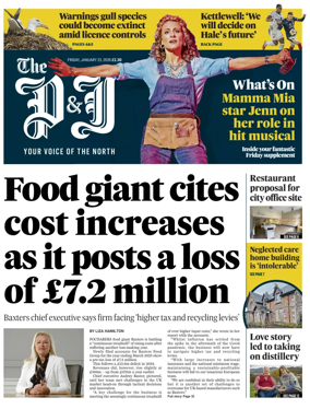 Cover of The Press and Journal (Inverness Highlands and Islands)