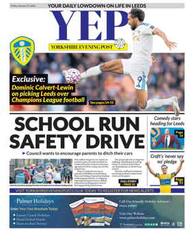 Cover of Yorkshire Evening Post