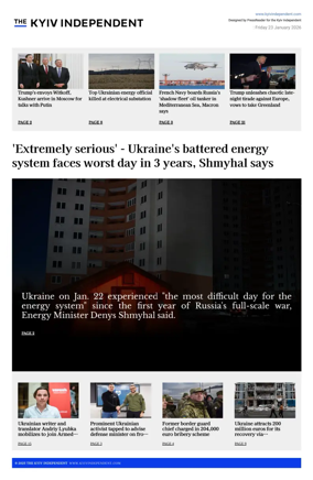 Cover of The Kyiv Independent