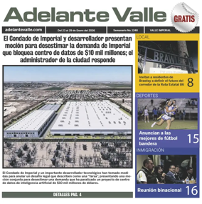 Cover of Adelante Valle