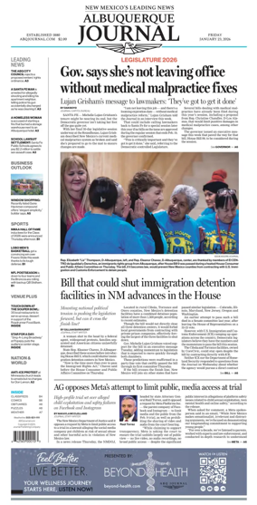 Cover of Albuquerque Journal