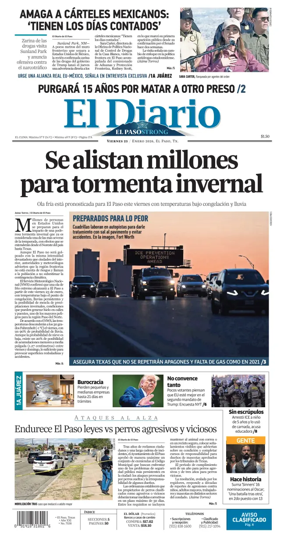 Cover of El Diario de El Paso