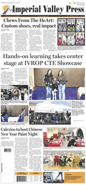 Cover of Imperial Valley Press